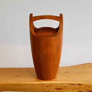 Vintage Dansk Teak Ice Bucket With Lid